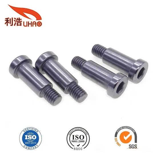 Vis de boulon d'épaulement de chapeau de douille d'hexagone de fabricant de la Chine