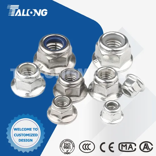 Custom Cheap Galvanized Self Locking Nut Nylon Lock Nut