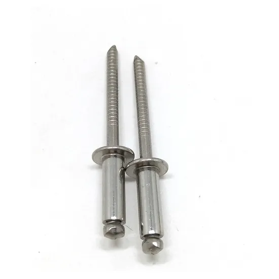Rivets aveugles à mandrin de rupture en acier inoxydable A2/A2 en acier inoxydable 304 Rivets aveugles de type ouvert