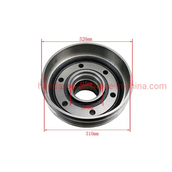 Moyeu et tambour Fd25-16, 3eb-21-52320 Pièces de chariot élévateur Komastu